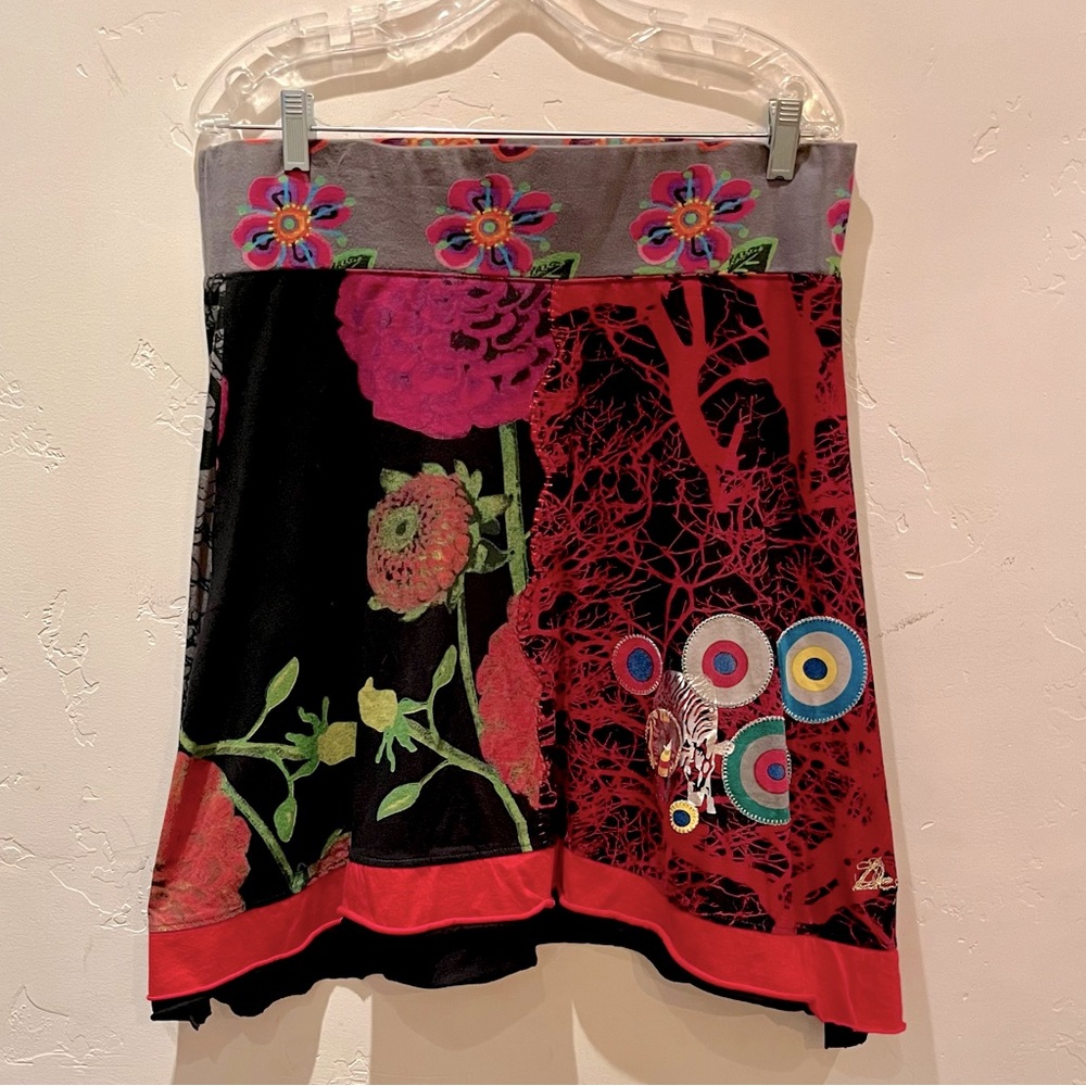 Vintage Desigual Patterned Skirt